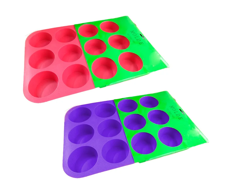 Molde de Muffin 12 Cavidades en Silicon Vct