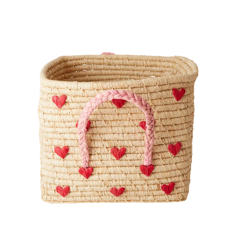 Raffia Opbevaringskurv - Natur