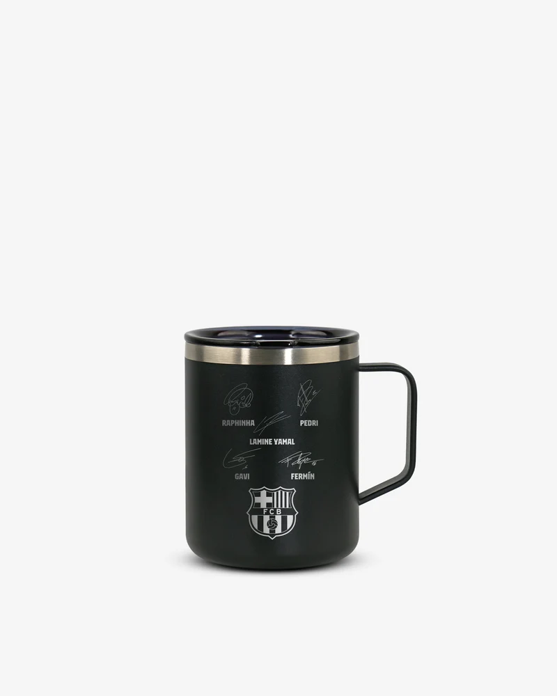 Mug Barça - Firmas masculino Black