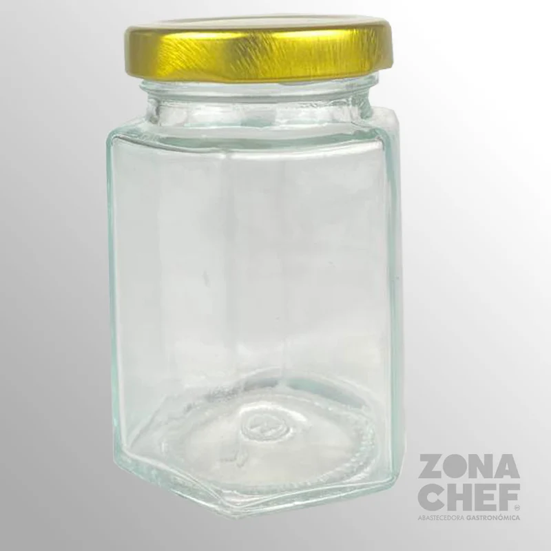 Frasco hexagonal 260 ml c/tapa Vp