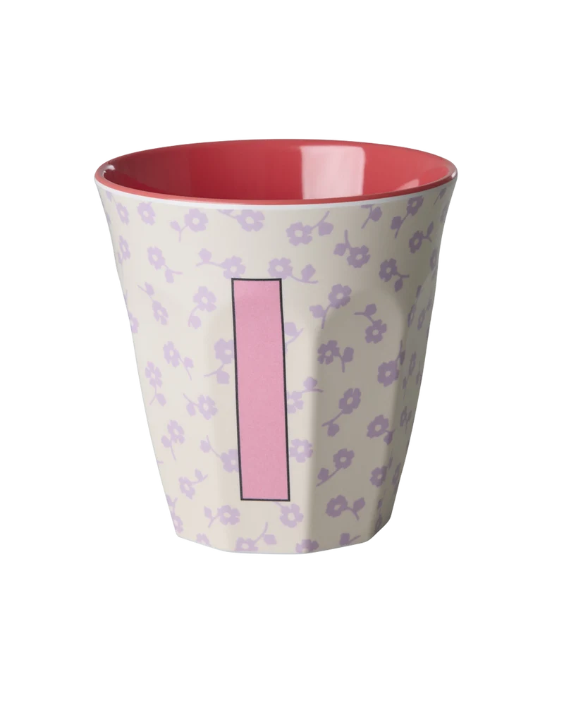 Mellem Alfabetkop - Creme - I - Flowers