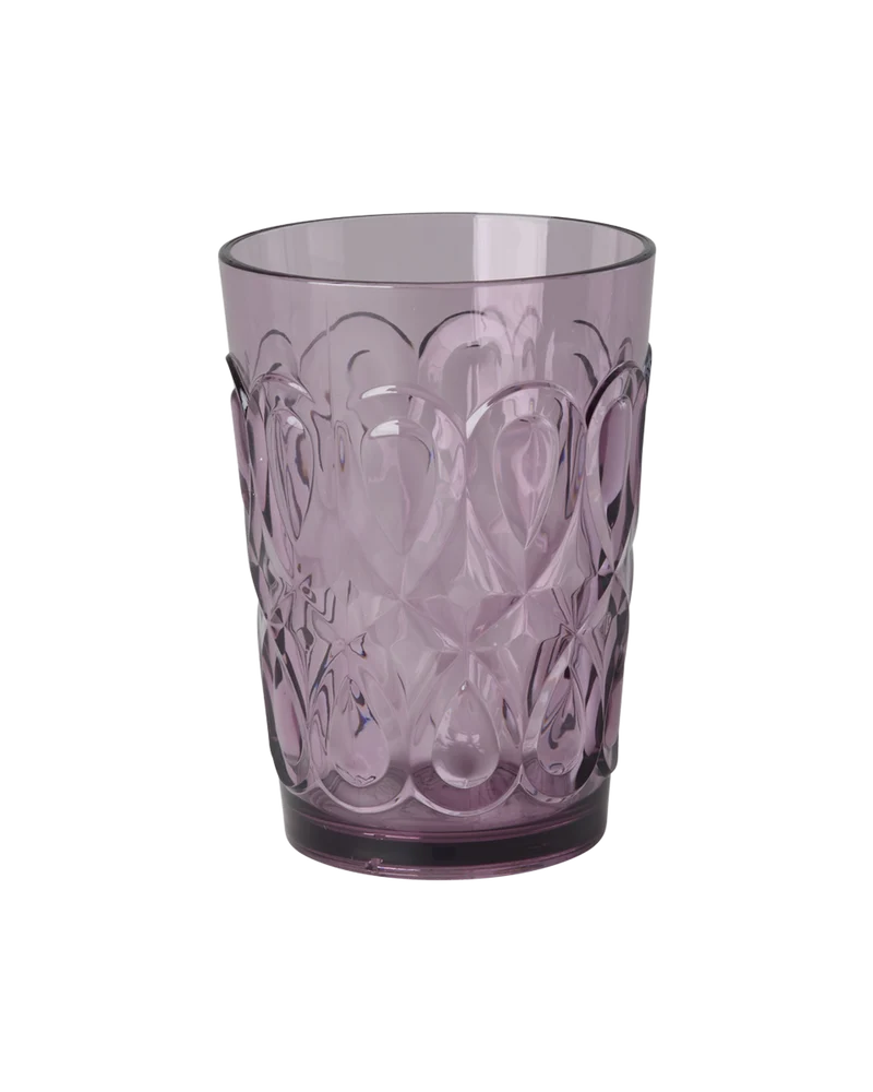 Akryl Glas - Lys Blommefarvet
