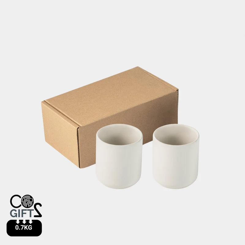 Set Tazas Cerámica Mate Sostenibles Owens 280 ml