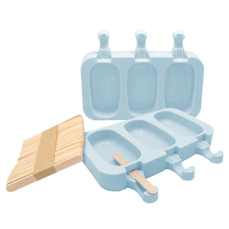Moldes de Silicona para Helado + 50 Palitos