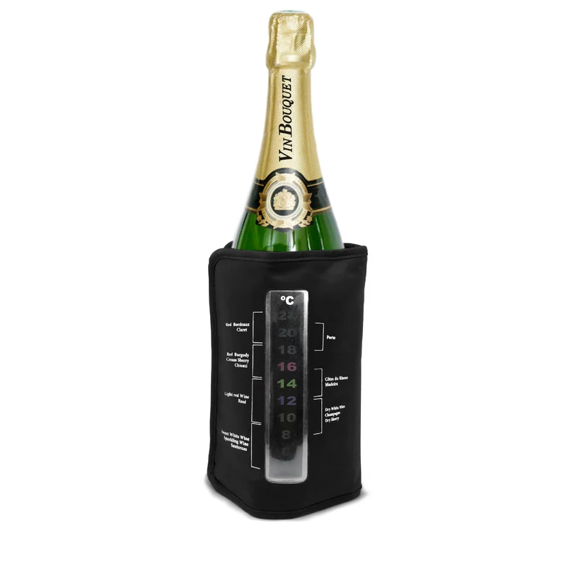 Funda Enfriadora para Vino con Termómetro