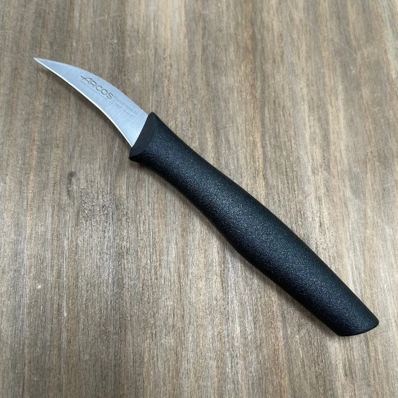 Cuchillo Pelador Curvo Arcos Serie 2900 - Puntilla Torneadora 6cm