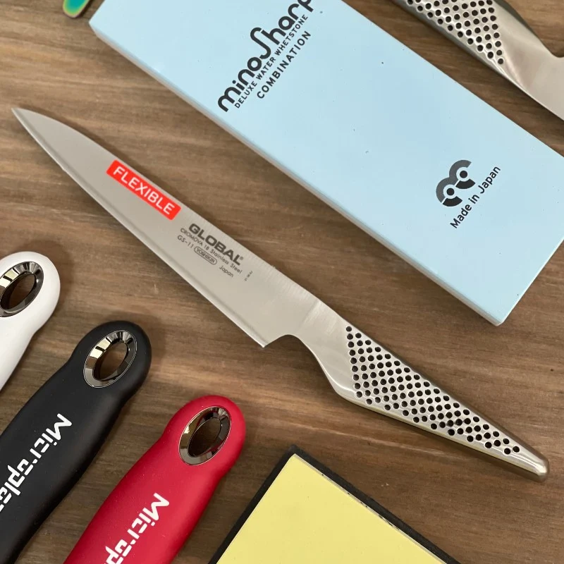 Cuchillo Utilitario Flexible Global GS-11 | Hoja 15 cm | Serie GS