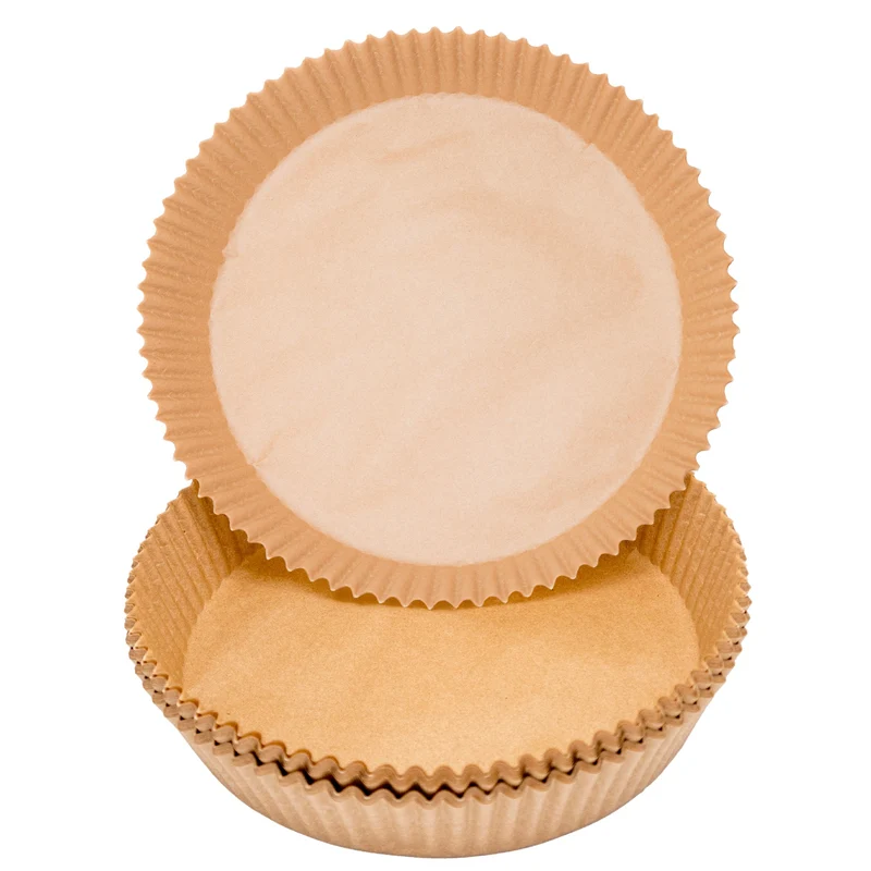 Bandeja de Papel Redonda para Freidora de Aire - 16 x 16 cm - 100 piezas