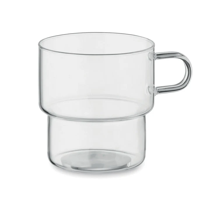 Taza Apilable Sostenible Vidrio Borosilicato Boromug 300 ml