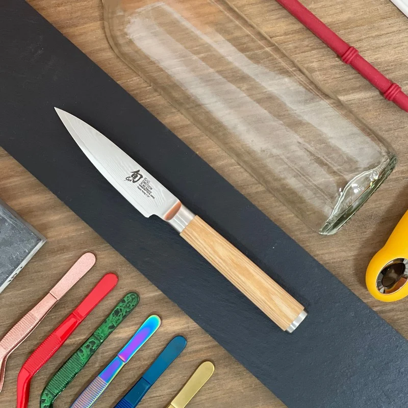 Cuchillo Pelador Shun Classic White