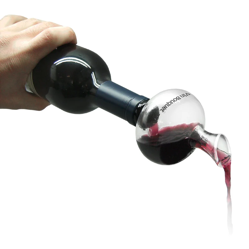 Decantador de Vino Vertedor Cristal