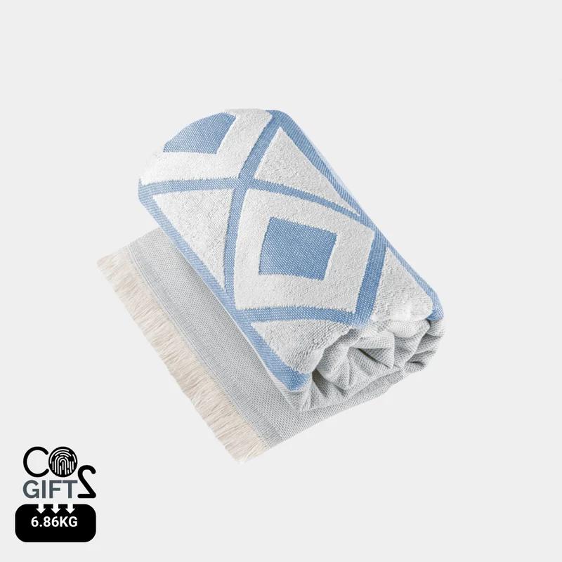 Toalla Baño Sostenible Algodón y Algodón Reciclado Malek 350 g/m²
