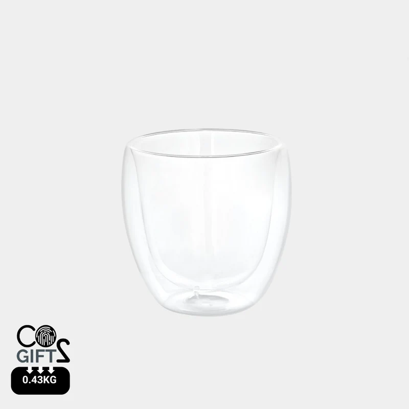 Vaso Borosilicato Sostenible Doble Pared Americano 220 ml