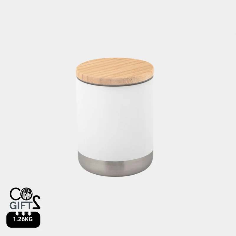 Vaso Take Away Ecológico Acero Inox Reciclado con Bambú Norre Tumbler 370 ml
