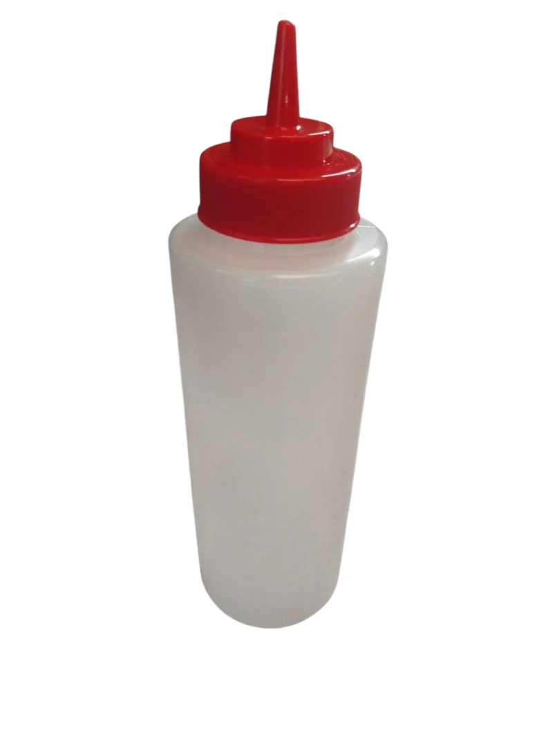 Recipiente para Aderezo de 32 oz/ Roja Transparente BWTH