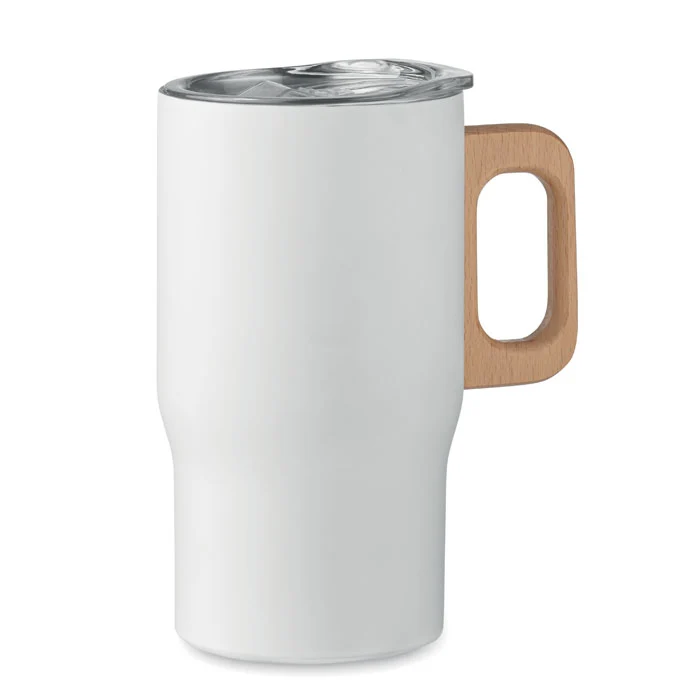 Vaso Doble Pared Sostenible Acero Inox con Asa Tumboo 350 ml