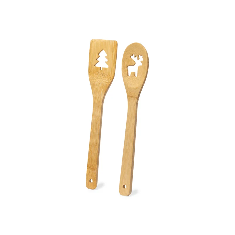 Set de Cocina Sostenible de Bambú con Motivos Navideños Hellen