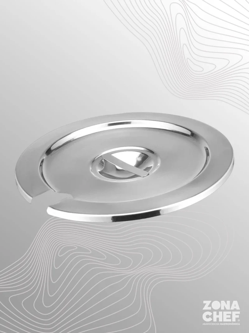 Tapa para inserto redondo 2 qt Acero inox CCS