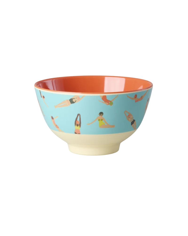 Lille Skål - Blå - Retro Swimster Print
