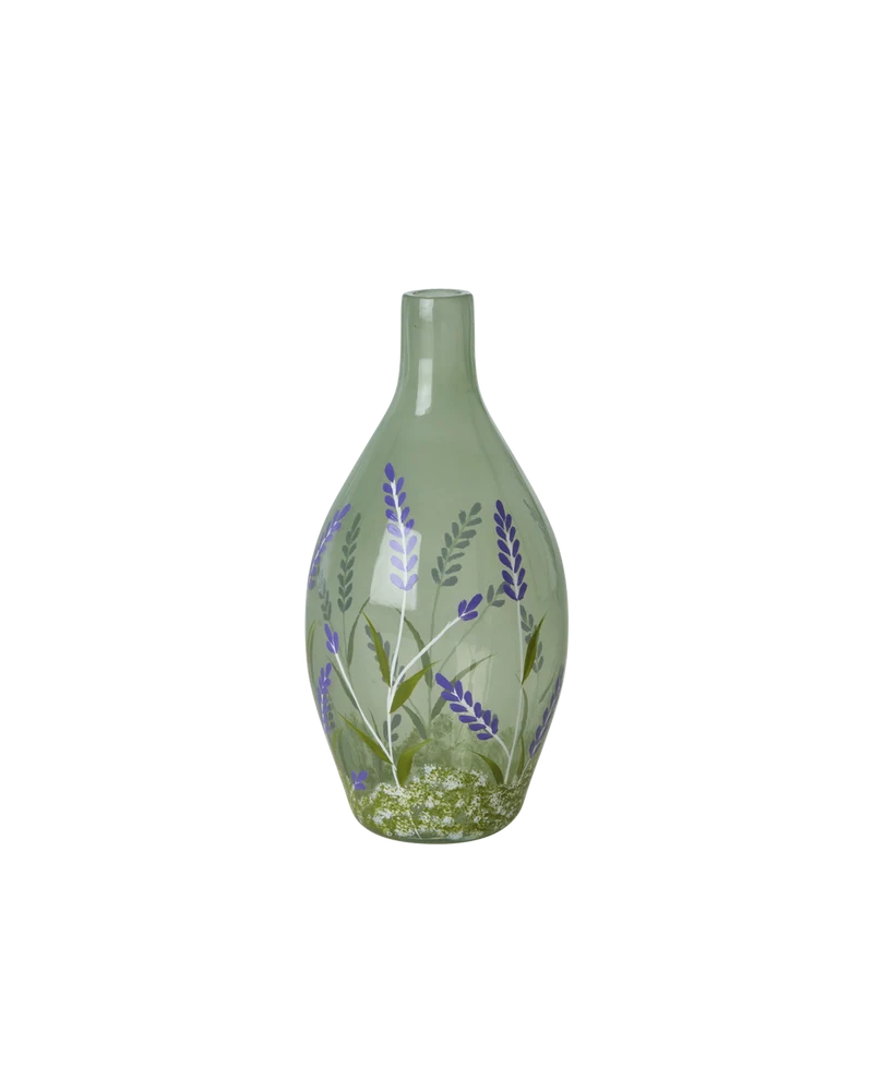 Glas Vase - Grøn
