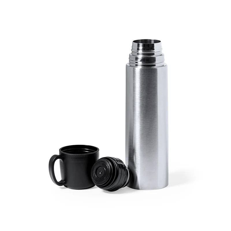 Termo Inox Doble Pared con Taza Tibber 500 ml
