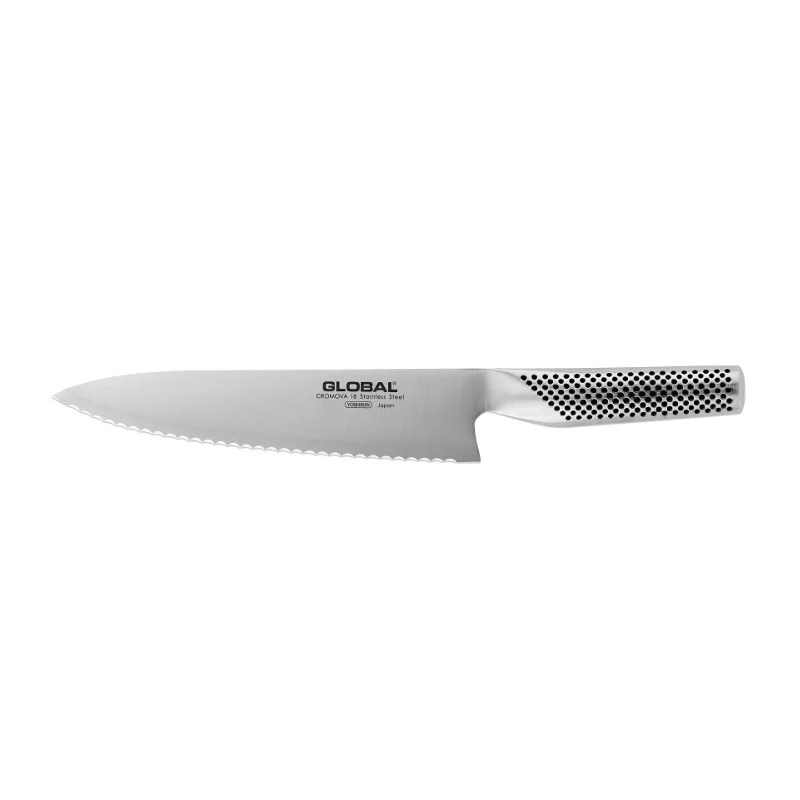 Cuchillo de Pan Global G-23 | Hoja Dentada 24 cm | Serie G