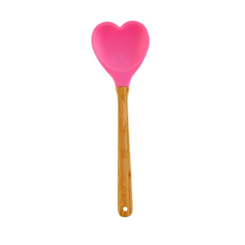 Hjerte Silikone Køkkenredskab - Fuchsia