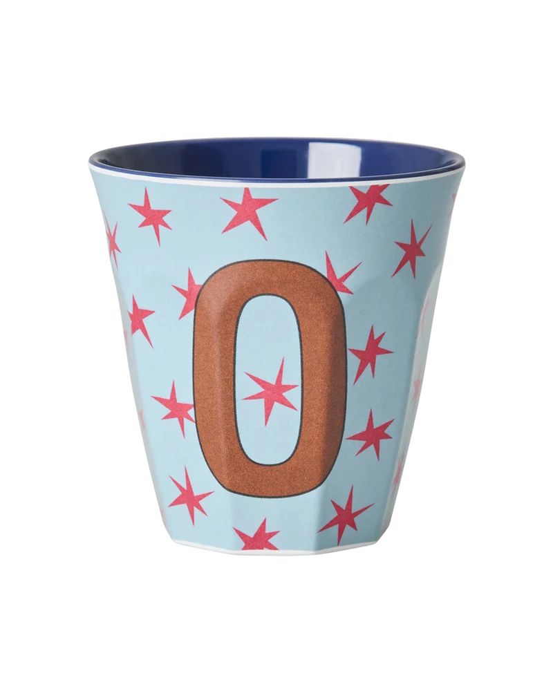 Mellem Alfabetkop - Støvet Blå - O - Stars