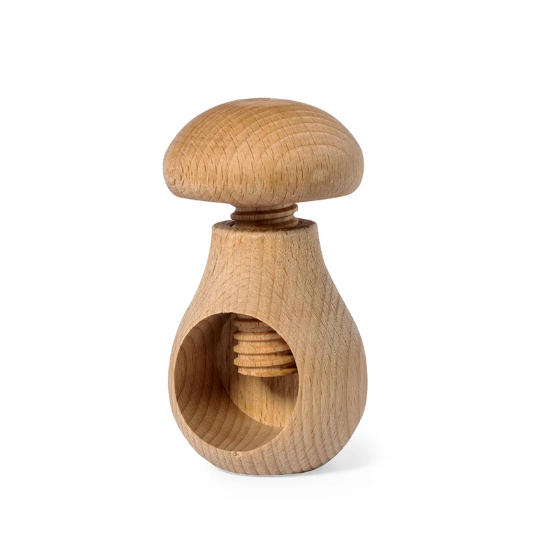 Cascanueces Ecológico de Madera Natural Blanch
