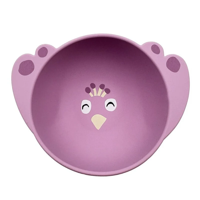 Bol de silicona con ventosa Pavo Real (Mrs. Peacock) - Trixie