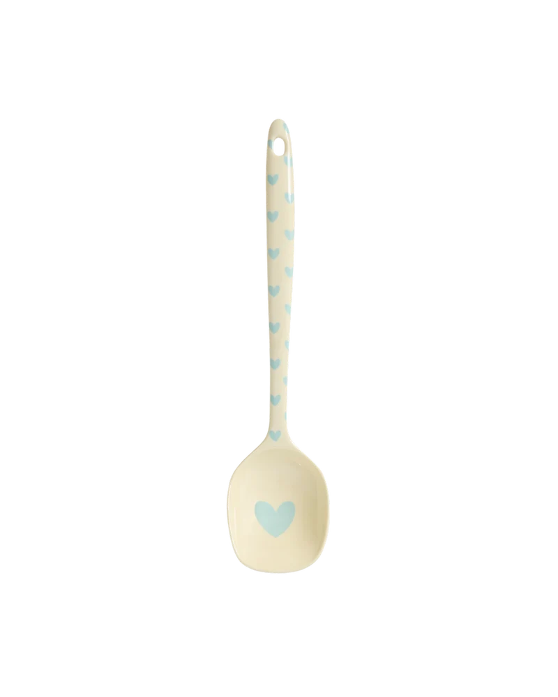Madlavningsske - Mint - Favorite Hearts Print