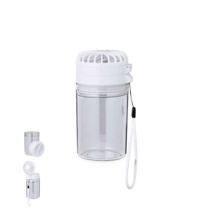 Zexen — Garrafa Tritan + Ventilador USB | Tech | Verão | Inovadora