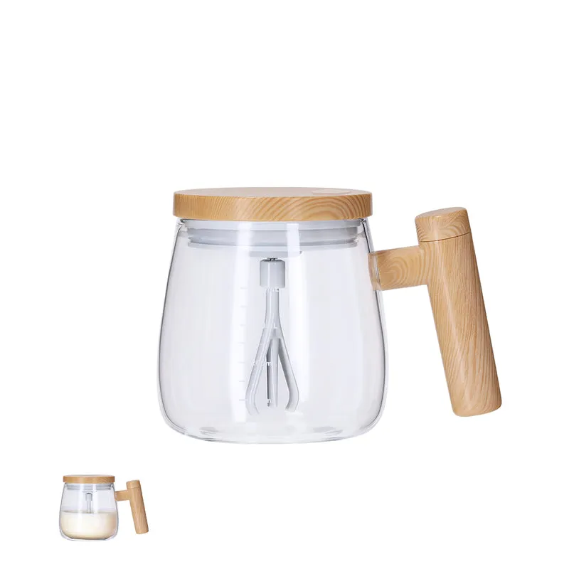Rydian — Caneca Misturadora Vidro Borossilicato 400ml + Motor Eléctrico | Premium