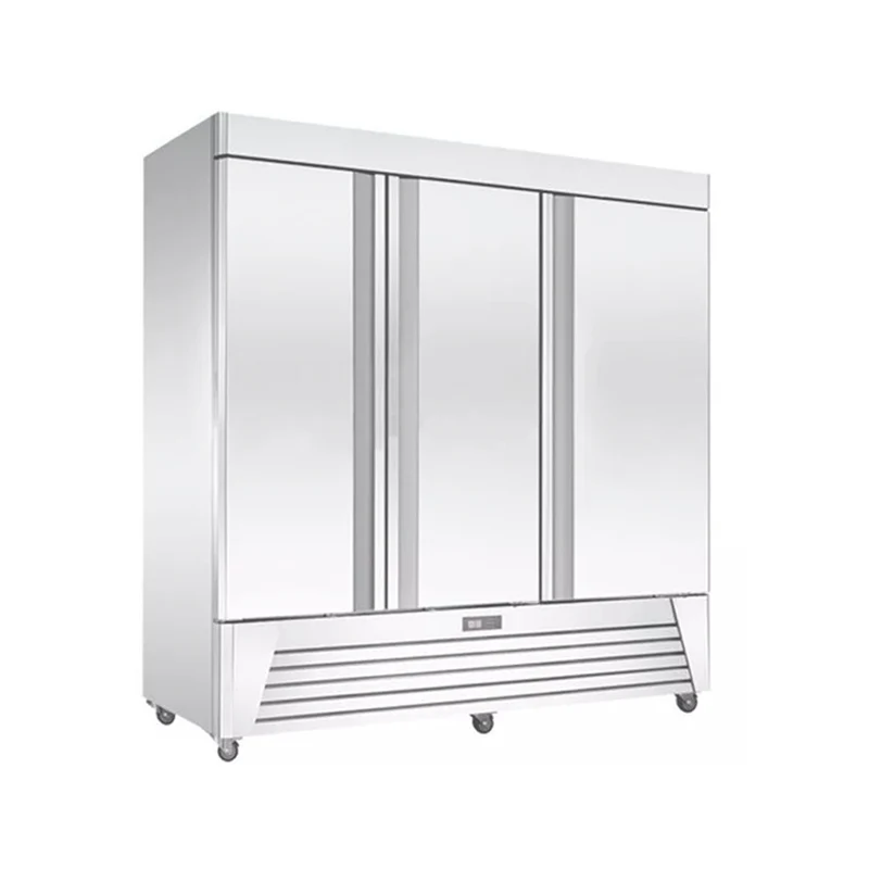 Refrigerador Mgs Vertical en Acero Inoxidable de 72 pies cubicos (3 puertas) BE-UR-78C-3