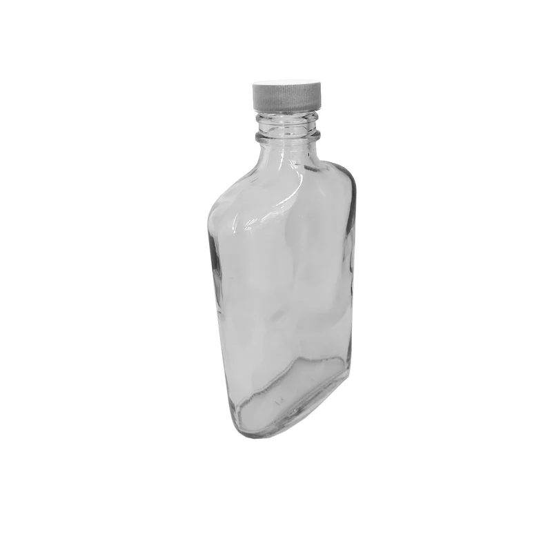 Botella Anfora de 250ml de Cristal Caja de 24 pzas con Tapa Lp