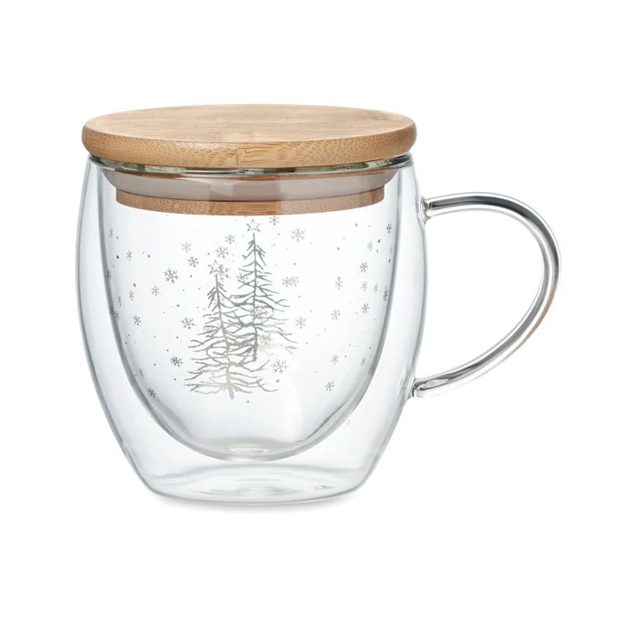 Taza Térmica Sostenible de Cristal de Borosilicato de Doble Pared Sian 220ml