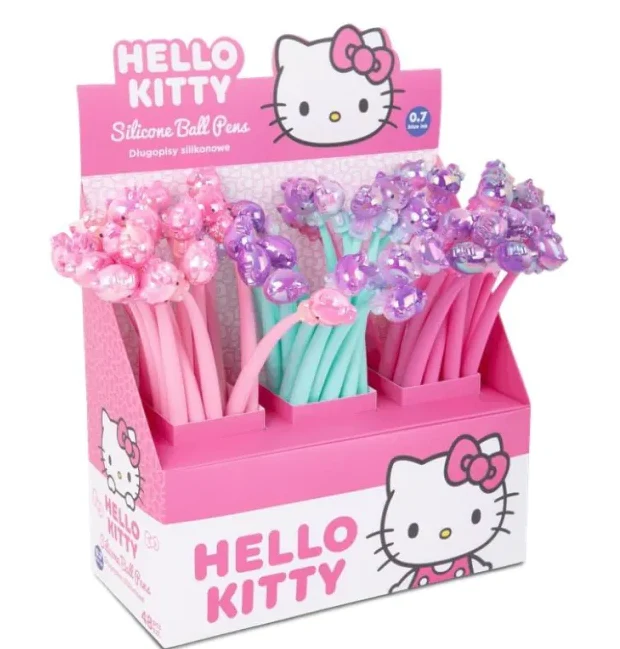 CANETAS FLEXIVEIS HELLO KITTY