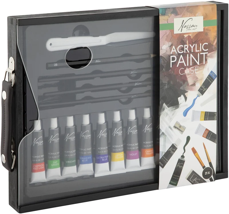 Conjunto de pintura em aguarela + acessorios