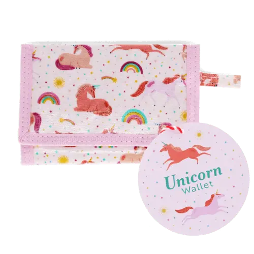 Carteira infantil Unicornio