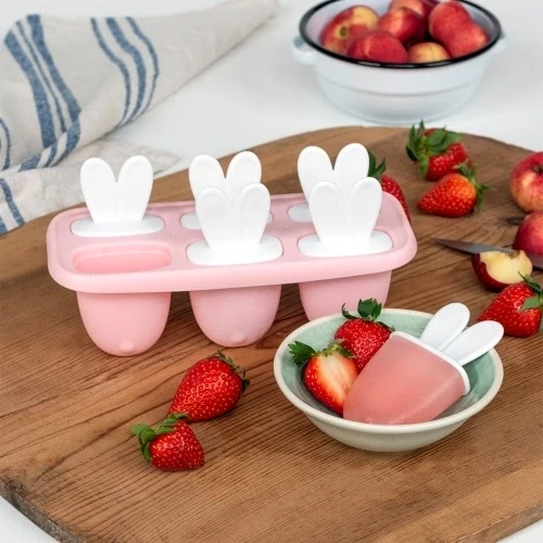 Forma de gelado coelho Rosa