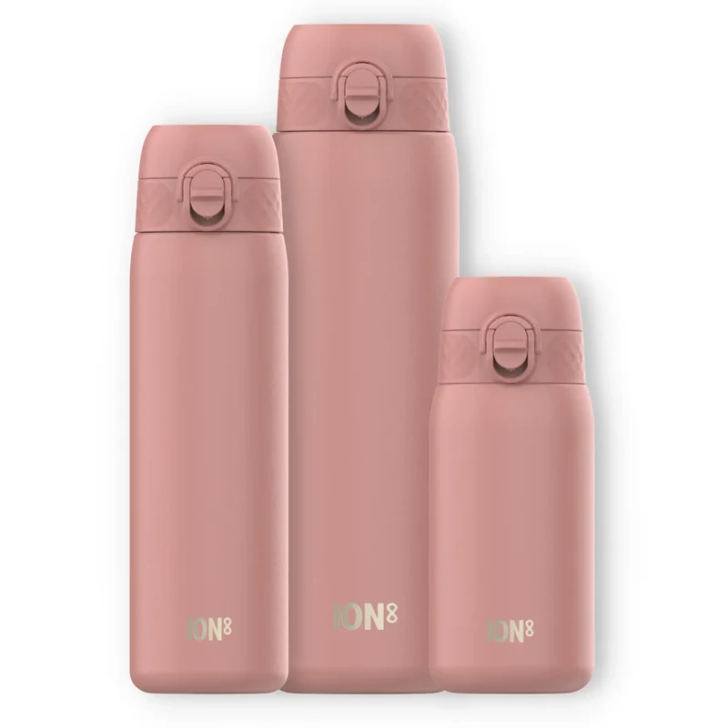 ION8, Lightweight Steel Trio Bottle Bundle, Ash Rose