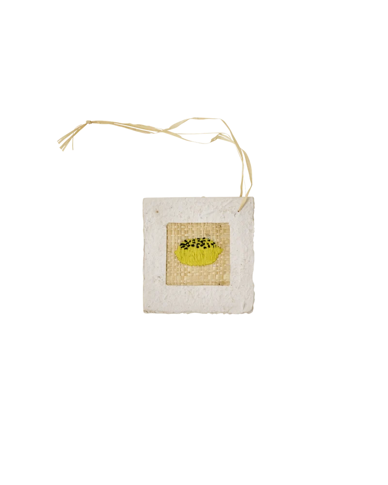 Lille Papir Gavemærke - Gul - Lemon