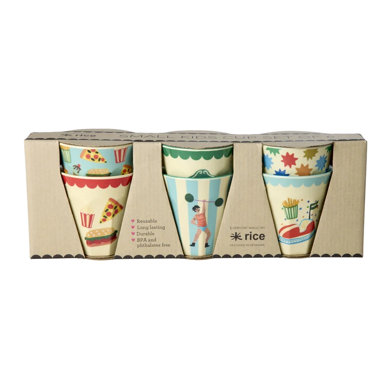 Lille Kop - Mint - Fun Fair Print - 6-pak