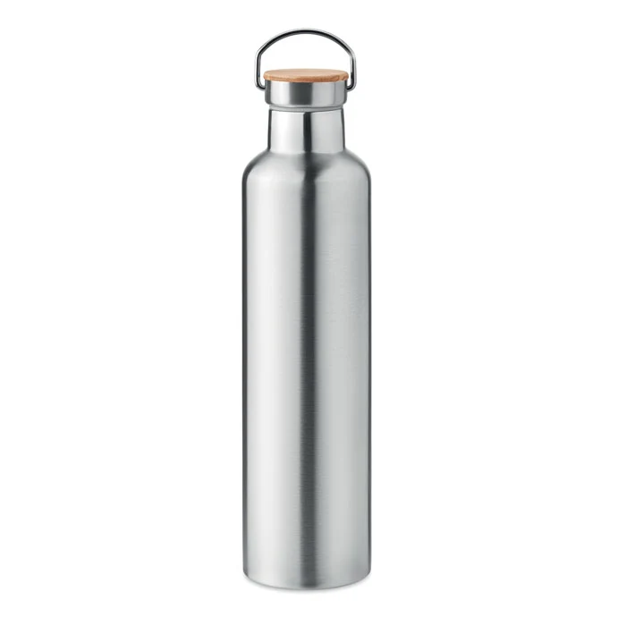 Botella Térmica Sostenible de Acero Inox y Bambú Helsinki 1 L