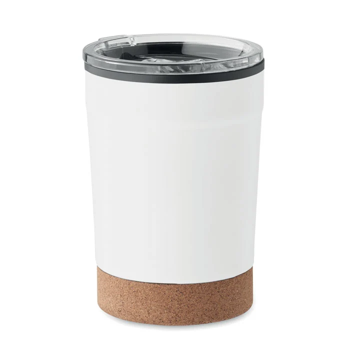 Vaso Sostenible Doble Pared Acero Inox y Corcho Nomu 300 ml