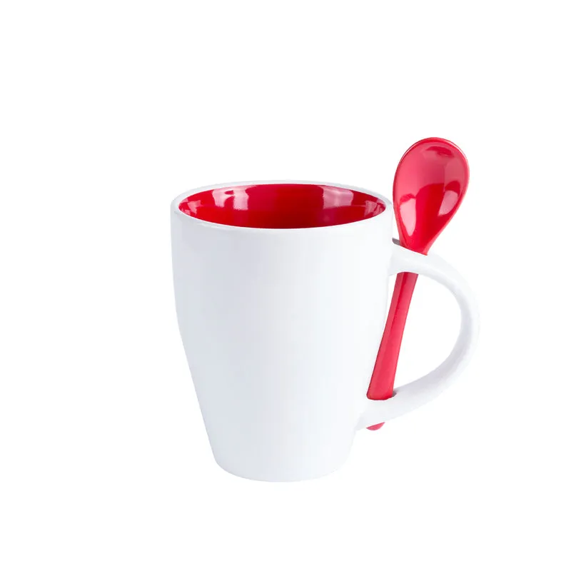 Cotes — Caneca Cerâmica 350ml Exterior Branco + Interior Colorido | 4 Cores