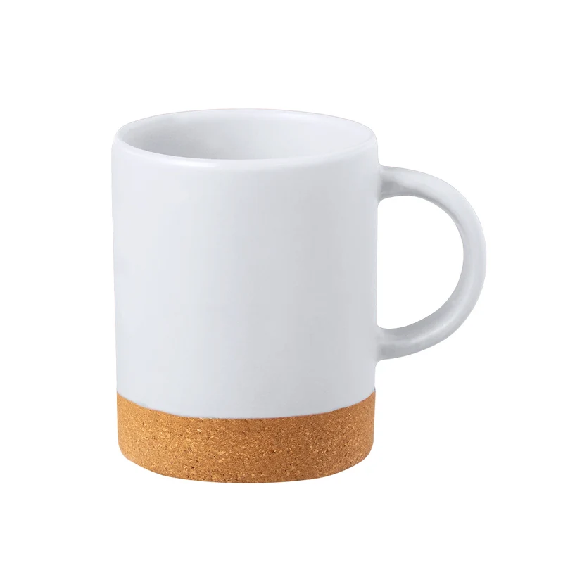 Melmak — Caneca Cerâmica 350ml + Base Cortiça | 6 Cores | Gravação Laser