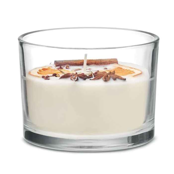 Vela Aromática Sostenible de Cera Vegetal Citrus