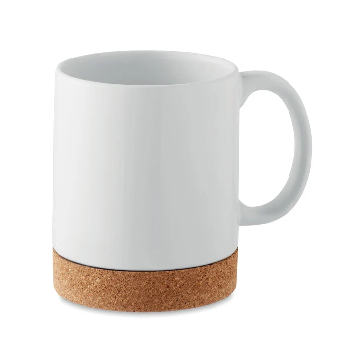 Taza Cerámica con Base de Corcho Natural Karoo 280 ml