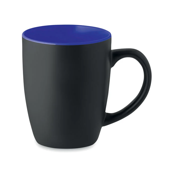 Taza Cerámica Bicolor Negro Mate Lim 290 ml